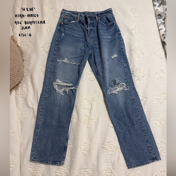 H&M 90s Boyfriend Jeans - Picture 1 of 6